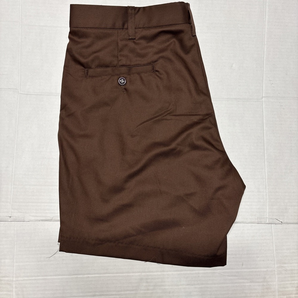 WearGuard Men's Brown Work Shorts Size 36 7" Inseam 65% Polyester 35%Cotton - Picture 5 of 8